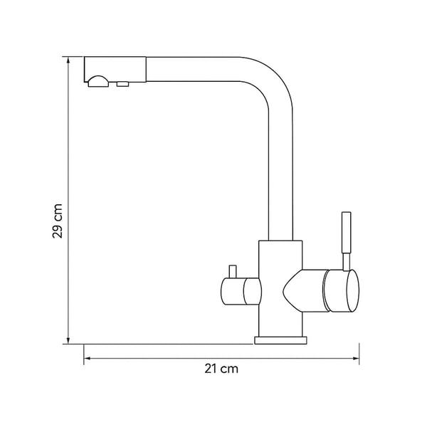 Μπαταρία νεροχύτη DW9800 Chrome
